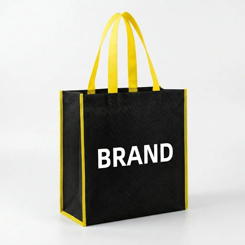Custom stitched non-woven box bag