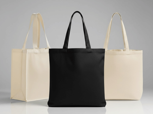 Bulk canvas tote bags — standard 8-12oz cotton promo totes wholesale