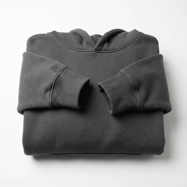 Heavyweight Hoodie with 350+ GSM fleece cotton blend and retail fit