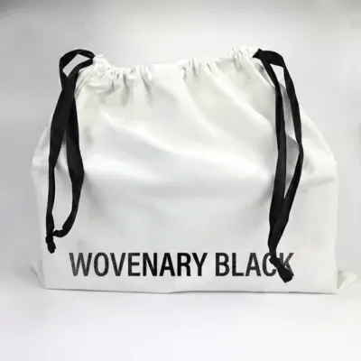 Custom fabric dust bags in velvet, satin, and specialty materials