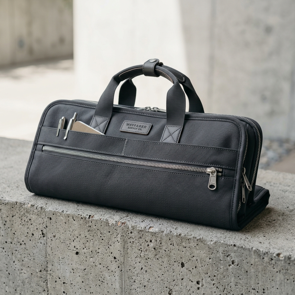 Travel garment bags wholesale — tri-fold design with multiple pockets