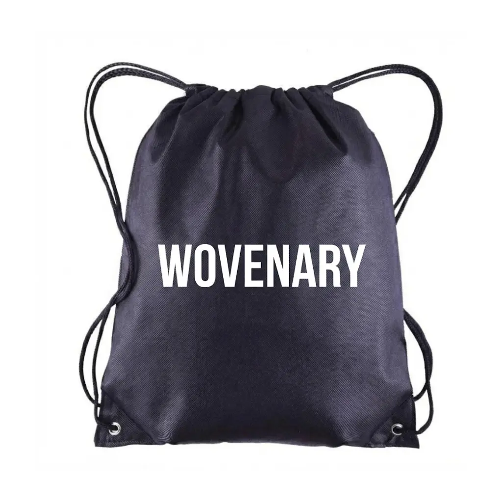 Non-woven drawstring backpack bags for promotional events